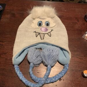 Disney Park Knitted Beanie ‎ Frozen YETI ABOMIDABLE Hat NEW!! One Size B1